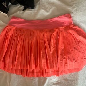 Pink/orange lululemon tennis skirt size 6